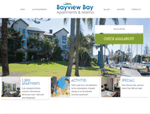 Tablet Screenshot of bayviewbay.com.au